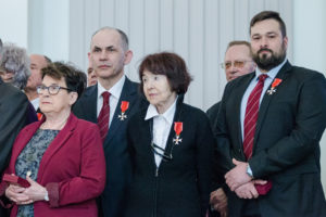 Warszawa, 01.03.2017. Prezydent RP Andrzej Duda wreczyl odznaczenia z okazji Narodowego Dnia Zolnierzy Wykletych. Fot. Krzysztof Sitkowski/KPRP