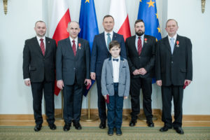 Warszawa, 01.03.2017. Prezydent RP Andrzej Duda wreczyl odznaczenia z okazji Narodowego Dnia Zolnierzy Wykletych. Fot. Krzysztof Sitkowski/KPRP